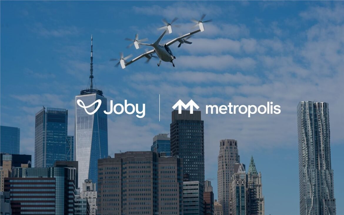 Joby Metropolis 25 vertiports partnership US, JoeBen Bevirt existing parking infrastructure mobility hubs, Alex Israel applied AI recognition economy, unmanned systems India magazine electric air taxi infrastructure