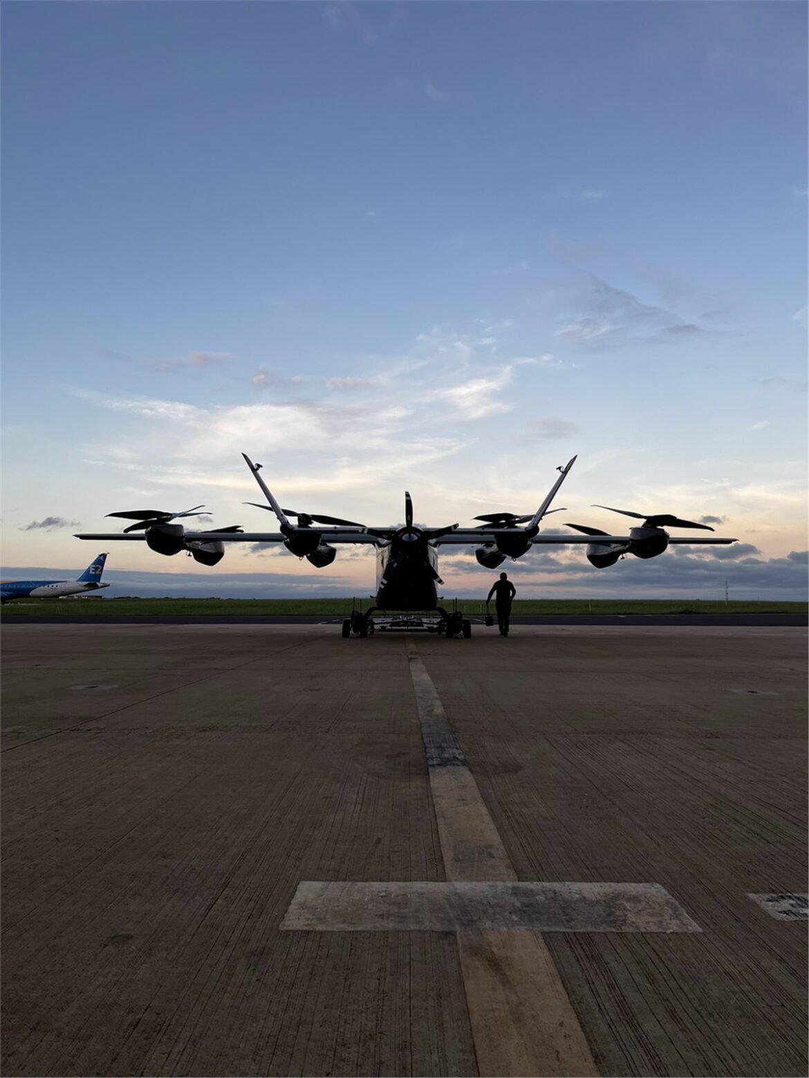 Eve Air Mobility full scale eVTOL prototype first flight, Johann Bordais Embraer Gavião Peixoto test facility, unmanned systems India magazine urban air mobility,